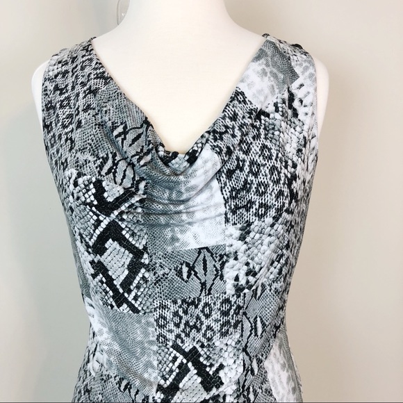  NWT Michael Kors Snakeskin Color Block Dress - Picture 3 of 7